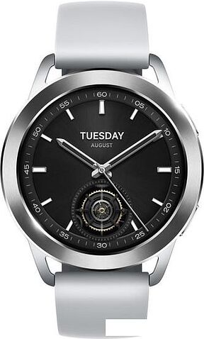 Умные часы Xiaomi Watch S3 M2323W1 (серебристый/серый, международная версия)