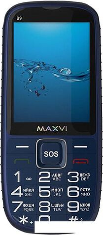 Мобильный телефон Maxvi B9 (синий)