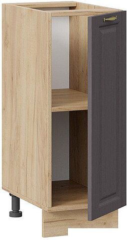 Шкаф напольный Трия Лина 1Н3 (дуб крафт золотой/графит)