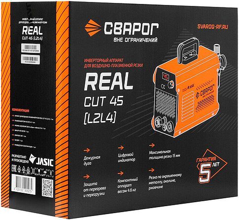 Аппарат плазменной резки Сварог Real CUT 45 (L2L4)