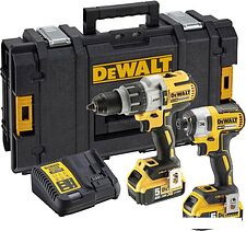 DeWalt DCK276P2 (шуруповерт, гайковерт, 2 АКБ, кейс)