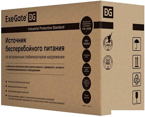 Источник бесперебойного питания ExeGate SpecialPro UNB-2200.LED.AVR.4SH.RJ EP285528RUS