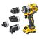 Дрель-шуруповерт DeWalt DCD703L2T (с 2-мя АКБ, кейс, набор патронов)