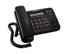 Проводной телефон Panasonic KX-TS2356RUB (черный)
