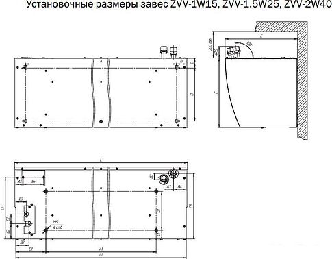 Тепловая завеса ZILON ZVV-1.5W25