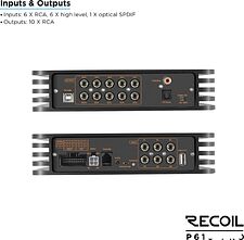 Автомобильный усилитель Recoil P610-PRO