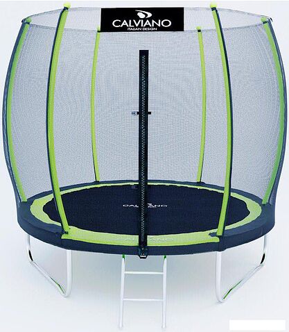 Батут Calviano Outside Master Green 252 см - 8ft (внешняя сетка, с лестницей)