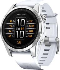 Умные часы Garmin Epix Pro Gen 2 Standard 42 мм (серебро/белый камень) Умные часы Garmin Epix Pro Gen 2 Standard 42 мм (серебро/белый камень)