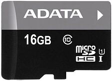 Карта памяти A-Data Premier microSDHC UHS-I U1 (10 Class) 16 Gb (AUSDH16GUICL10-RA1) Карта памяти A-Data Premier microSDHC UHS-I U1 (10 Class) 16 Gb (AUSDH16GUICL10-RA1)