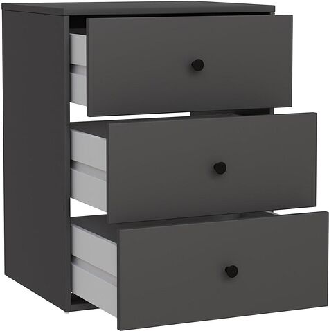 Тумба Mio Tesoro Мини 3 ящика 2.07.03.060.2 (черный)