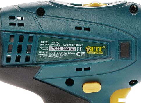 Дрель-шуруповерт FIT 80190 (с 1-им АКБ)