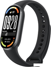 Фитнес-браслет Xiaomi Smart Band 10 M2459B1 (черный, с черным силиконовым ремешком, международная версия)