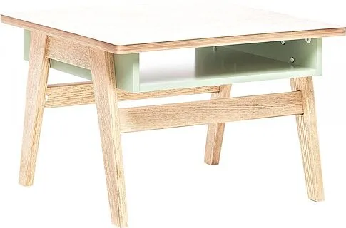 Приставной столик Мебель Импэкс Leset Сканди (дуб/молочный дуб/белый)