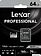 Карта памяти Lexar microSDXC LMS1066064G-BNANG 64GB (с адаптером)