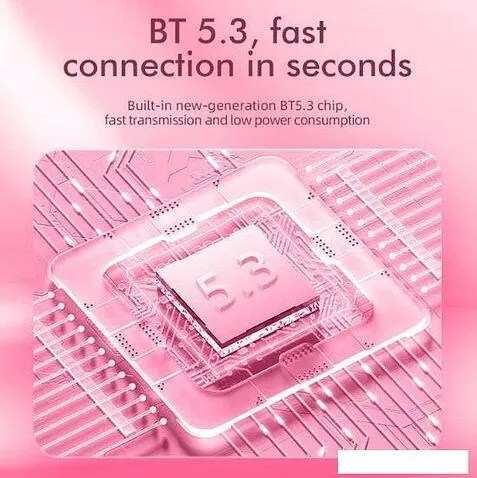 Наушники Hoco EW19 Plus (розовый)