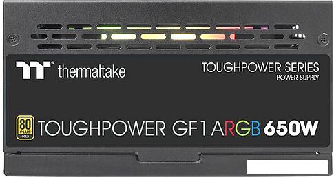 Блок питания Thermaltake Toughpower GF1 ARGB 650W Gold TT Premium TTP-650AH3FCG-U