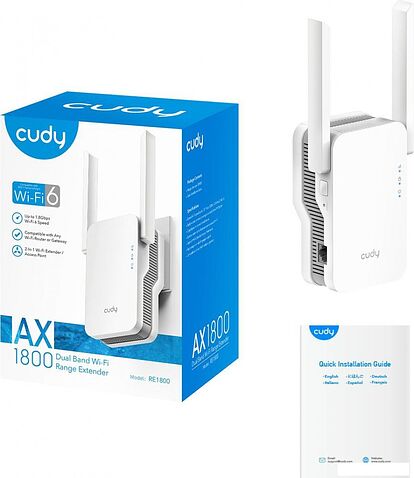 Усилитель Wi-Fi Cudy RE1800 2.0