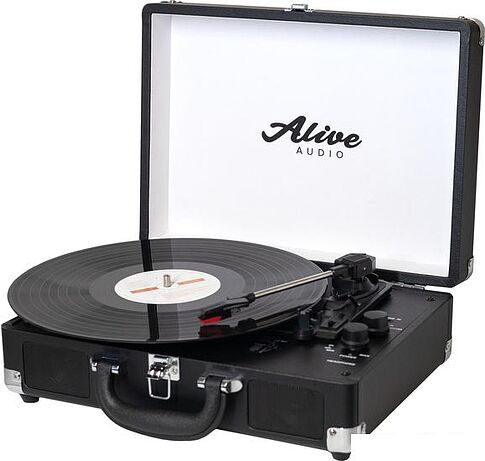 Виниловый проигрыватель Alive Audio Glam Noir