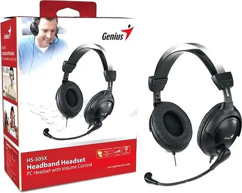 Наушники с микрофоном Genius HS-M505X