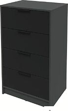 Комод Интерлиния Концепт КТ-К60 (черный/антрацит)