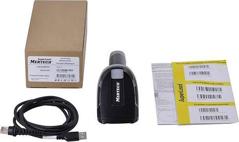 Сканер штрих-кодов Mertech 2410 P2D SuperLead USB (черный)