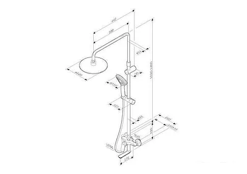 Душевая система  AM.PM Sunny F0785C900
