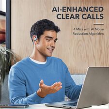 Наушники Anker Soundcore AeroFit (голубой)