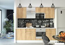 Шкаф напольный Горизонт Европа угловой (золотой крафт)