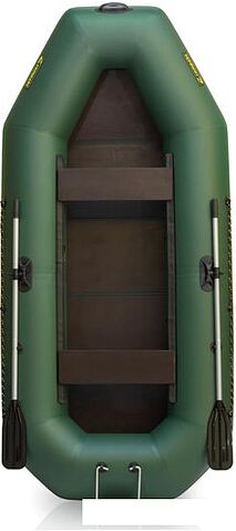 Моторно-гребная лодка Leader Компакт 300 (зеленый)
