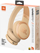 Наушники JBL Live 670NC (бежевый) Наушники JBL Live 670NC (бежевый)