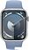 Умные часы Apple Watch Series 9 45 мм (алюминиевый корпус, серебристый/зимний синий, спортивный силиконовый ремешок S/M)