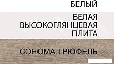 Тумба Anrex Linate 2S/TYP 96 Белый/Сосна Трюфель
