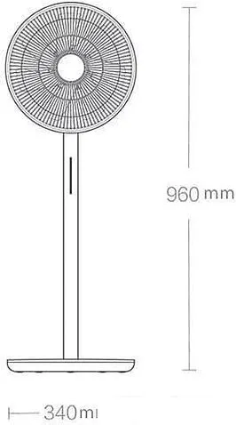 Вентилятор SmartMi Standing Fan 3 ZLBPLDS05ZM (китайская версия)