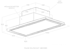 Кухонная вытяжка Elica Skydome H30 A/100
