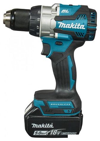 Дрель-шуруповерт Makita DDF489RTJ (с 2-мя АКБ, кейс)