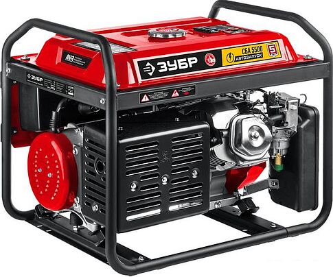 Бензиновый генератор Зубр СБА-5500