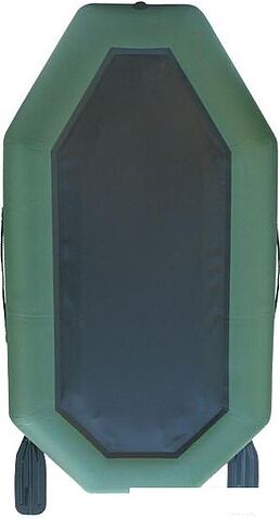 Гребная лодка Leader Компакт-260 ФС (зеленый)