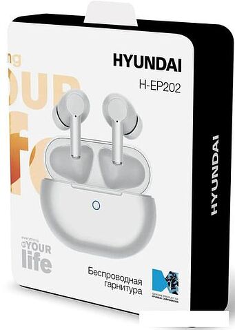 Наушники Hyundai H-EP202 (белый)