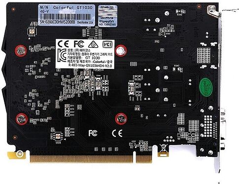 Видеокарта Colorful GeForce GT 1030 4GB GDDR4 GT1030 4G-V