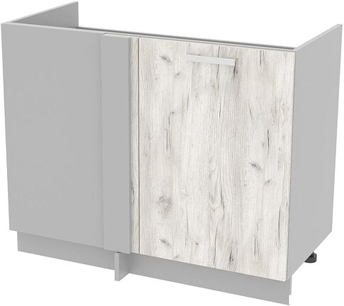 Шкаф напольный Интерлиния Компо НШ108-М.П (дуб белый)