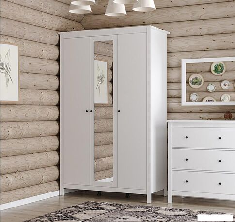 Комод Mio Tesoro Сага 3 ящика 2.08.02.020.1 (белый)