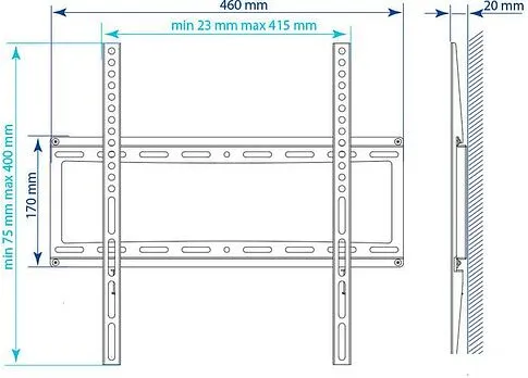Кронштейн Kromax IDEAL-3W (белый)