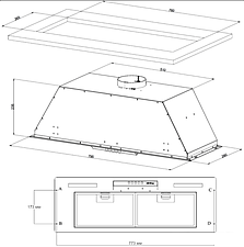 Кухонная вытяжка Korting KHI 9931 X