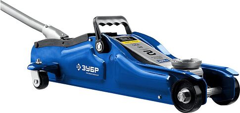 Подкатной домкрат Зубр Профи 43056-2-К 2т