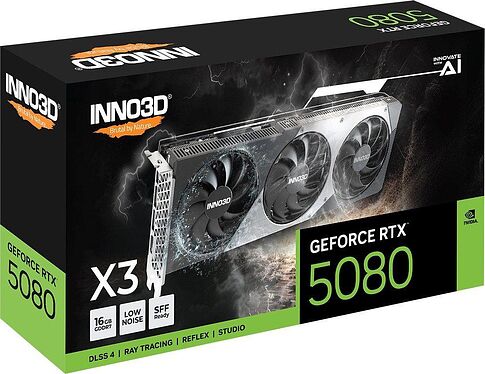 Видеокарта Inno3D GeForce RTX 5080 X3 N50803-16D7-176068N