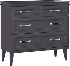 Комод Ангстрем Орландо спальня ОР-100.02 исп.2 (серый уголь)