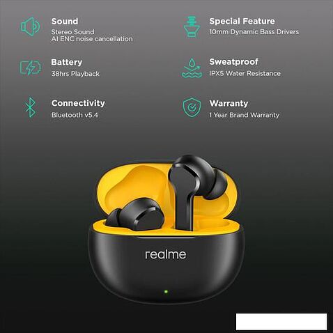 Наушники Realme Buds T110 (черный)