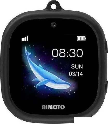 Умные часы с наушниками Aimoto Crystal 4G (черный)