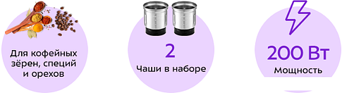 Электрическая кофемолка Kitfort KT-757