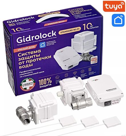 Набор защиты от протечек Gidrolock Standard Wi-Fi Bugatti 3/4